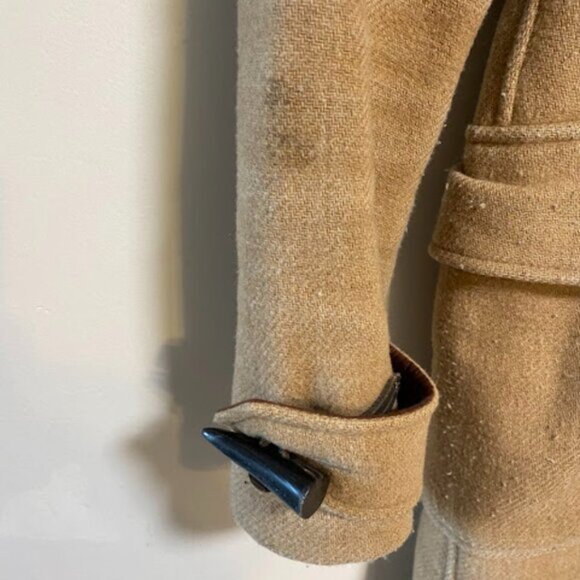 TNA Camel Tan Wool Women's Duffle Coat Size XS - Picture 4 of 8